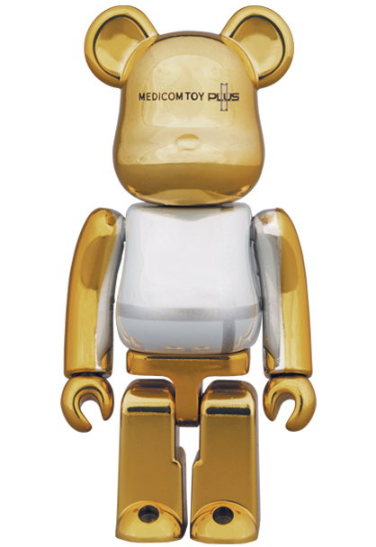 Medicom Toy Be Rbrick Medicom Toy Plus Gold Chrome Ver