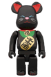 BE@RBRICK 400% 招き猫 黒