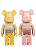 MY FIRST BE@RBRICK GOLD & SILVER Ver.／PINK & GOLD Ver. 1000％
