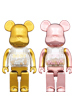 MY FIRST BE@RBRICK GOLD & SILVER Ver.／PINK & GOLD Ver. 400％
