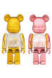 MY FIRST BE@RBRICK GOLD & SILVER Ver.／PINK & GOLD Ver. 100％