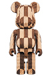 BE@RBRICK カリモク fragmentdesign 400％ carved wooden - LONGITUDINAL CHESS