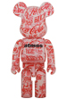 BE@RBRICK atmos × Coca-Cola 1000％ CLEAR BODY