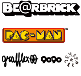 BE@RBRICK PAC-MAN × GRAFFLEX 1000％