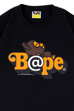 BE@RTEE BAPE(R)-BE@R ON BAPE(R) (BLACK)