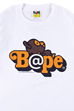 BE@RTEE BAPE(R)-BE@R ON BAPE(R) (WHITE)